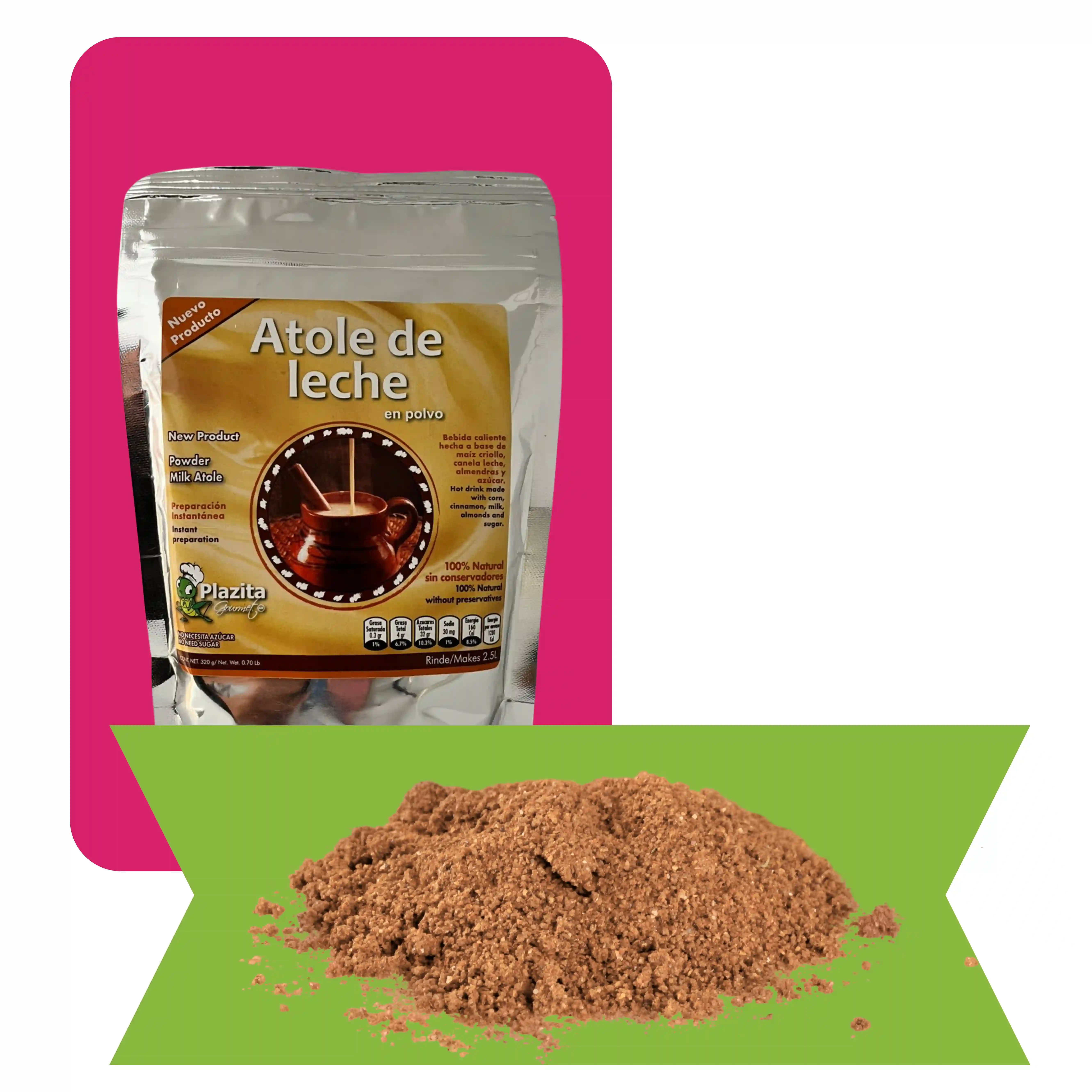 Atole de Leche en polvo granel 1kg