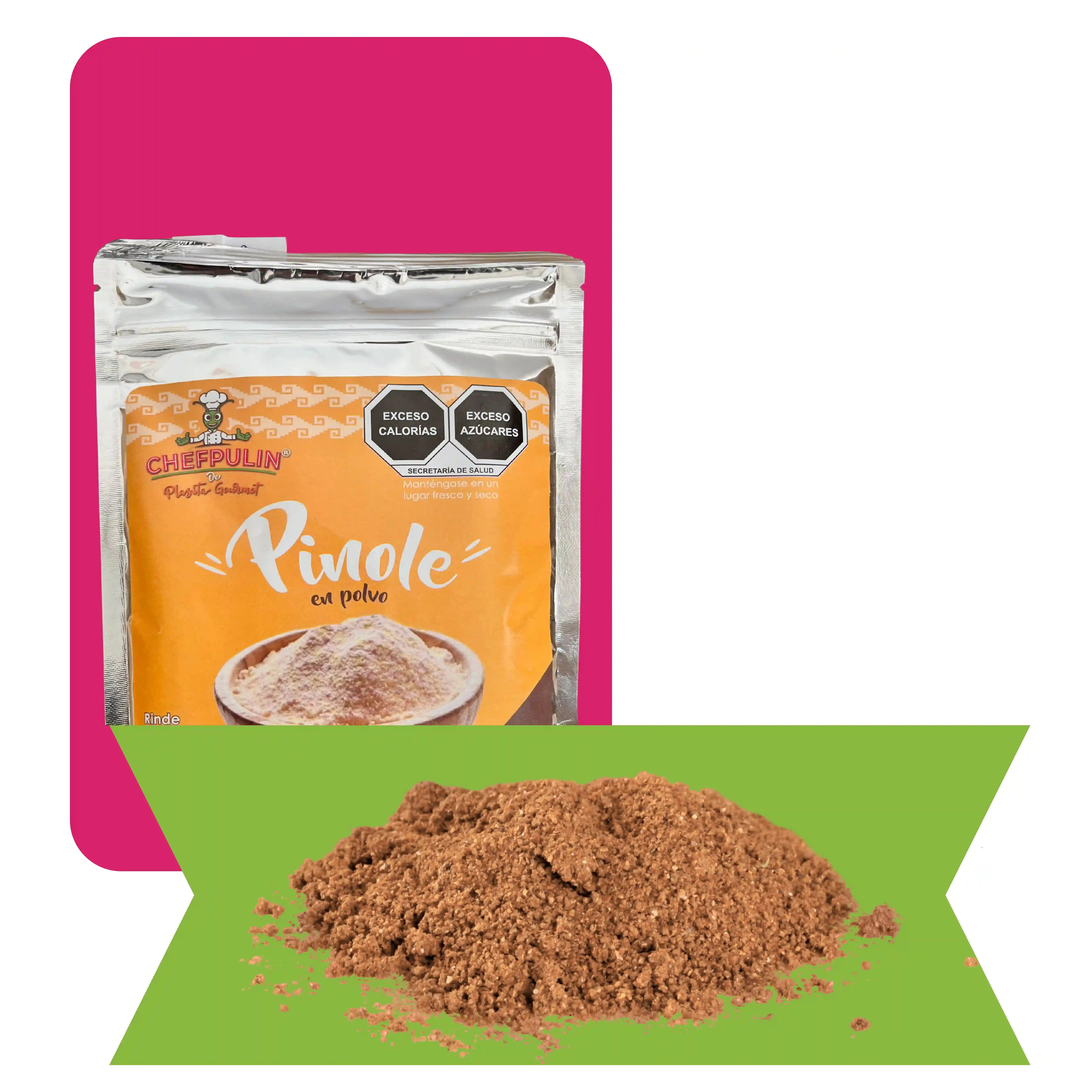 Pinole en polvo granel 1kg